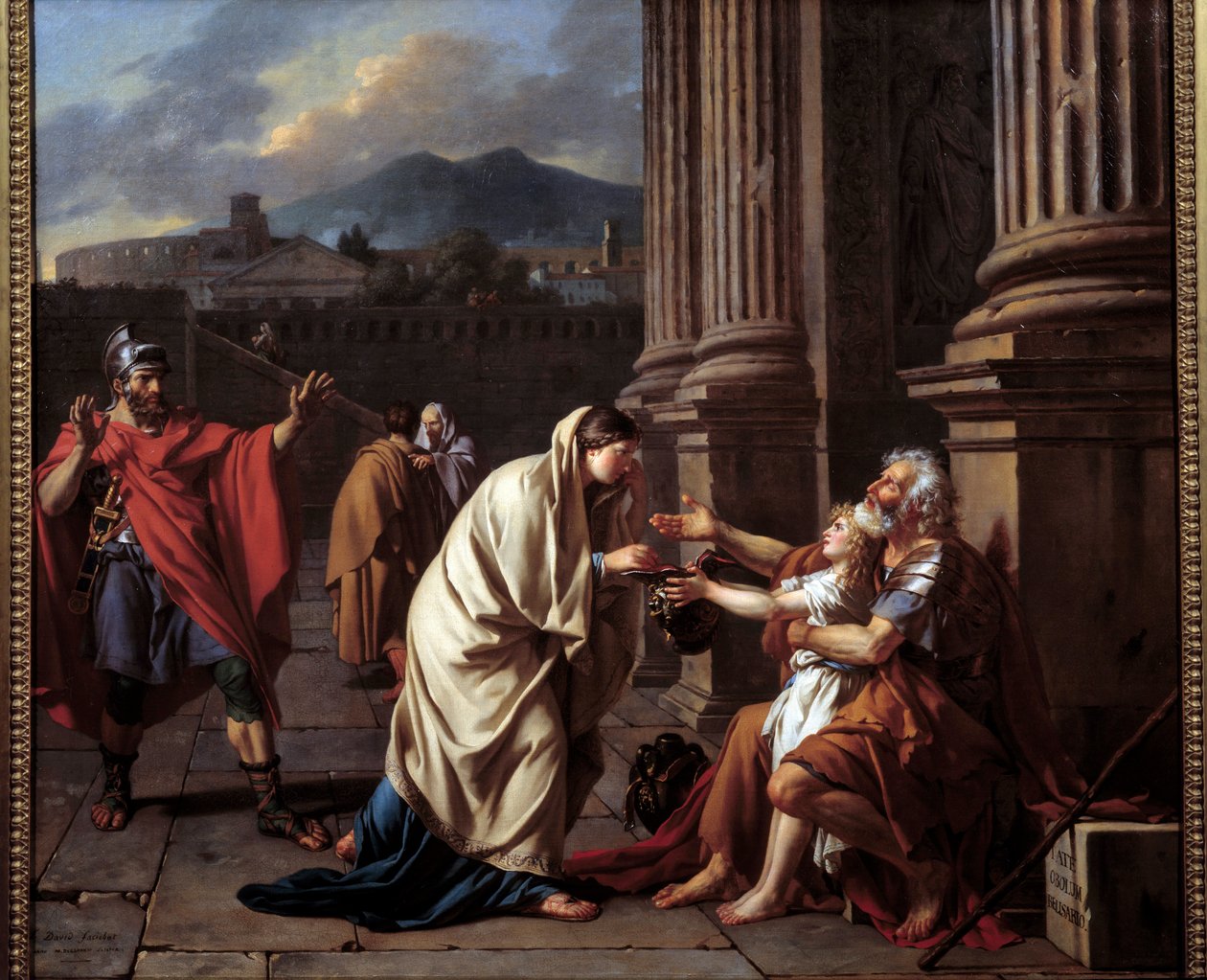 Belisario (500-565) che chiede l