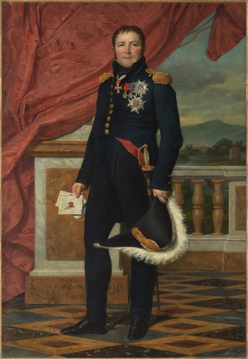 Generale Étienne-Maurice Gérard (1773–1852) da Jacques Louis David