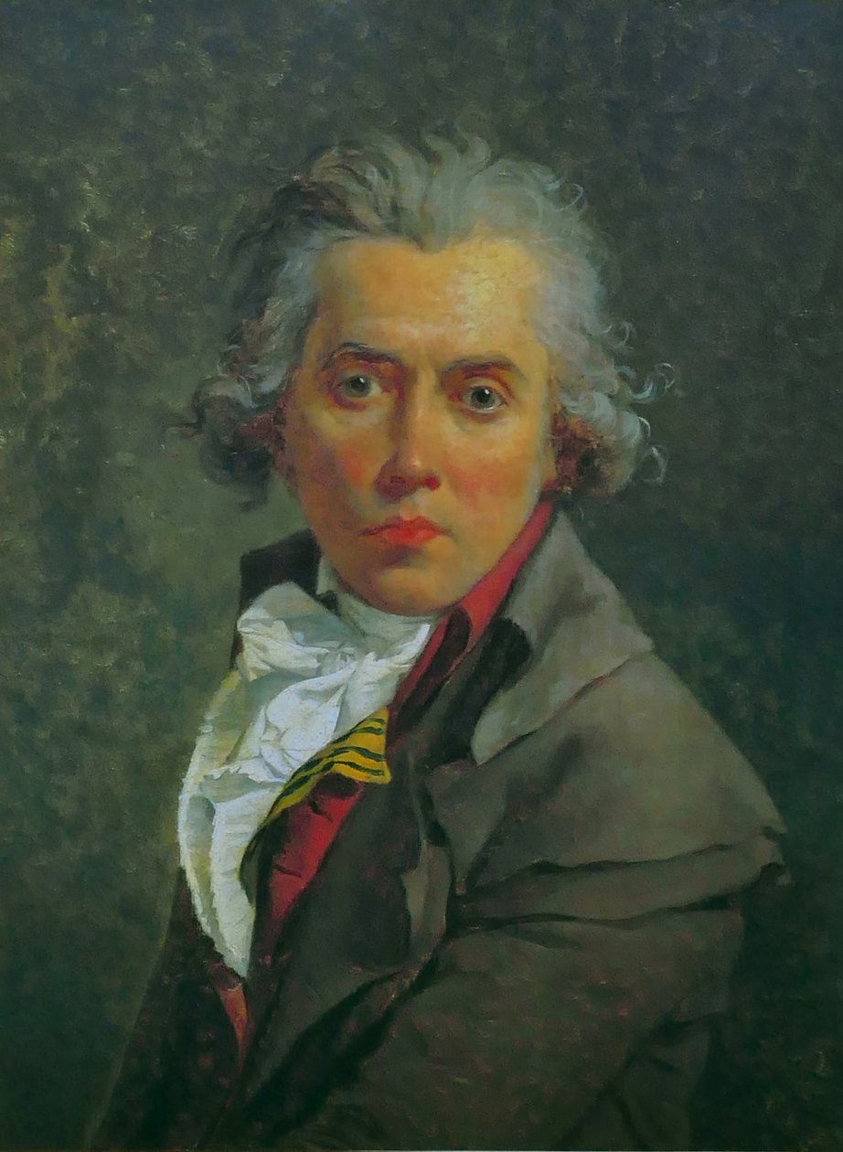 Italiano:  Autoritratto Autoritratto con tre collari da Jacques Louis David