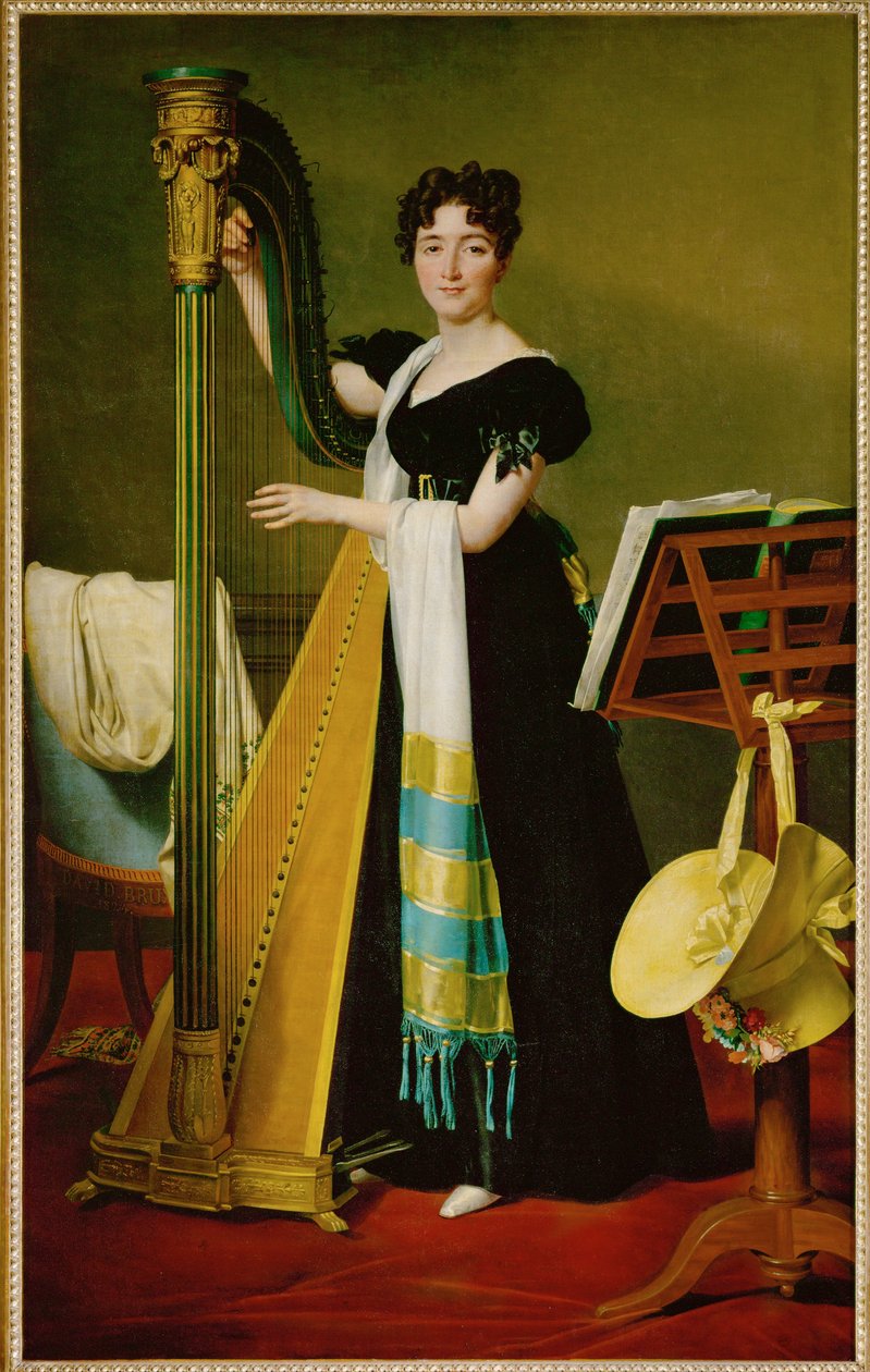 Juliette de Villeneuve, nipote della regina Giulia, moglie di Giuseppe Bonaparte ... da Jacques Louis David
