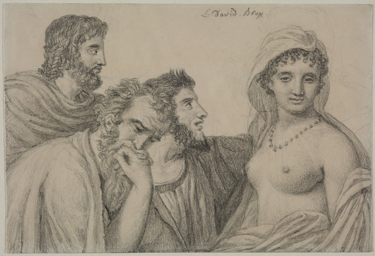 Frine davanti ai suoi Giudici da Jacques Louis David