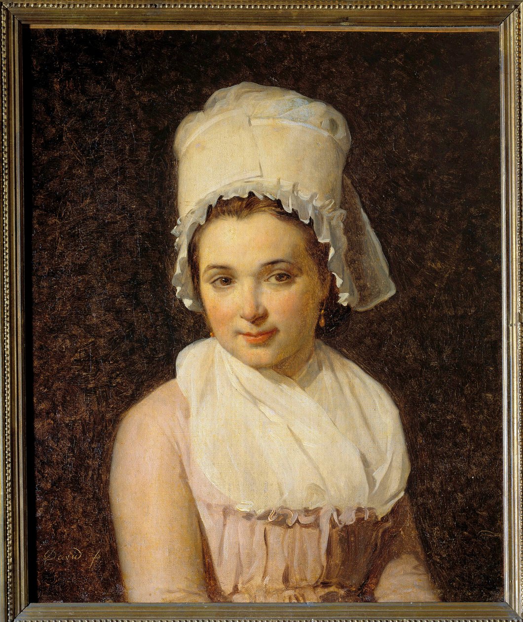 Ritratto di Catherine Marie Tallard (1772-1825), moglie di Francois Lamy, sindaco di Sougeres nello Yonne da Jacques Louis David