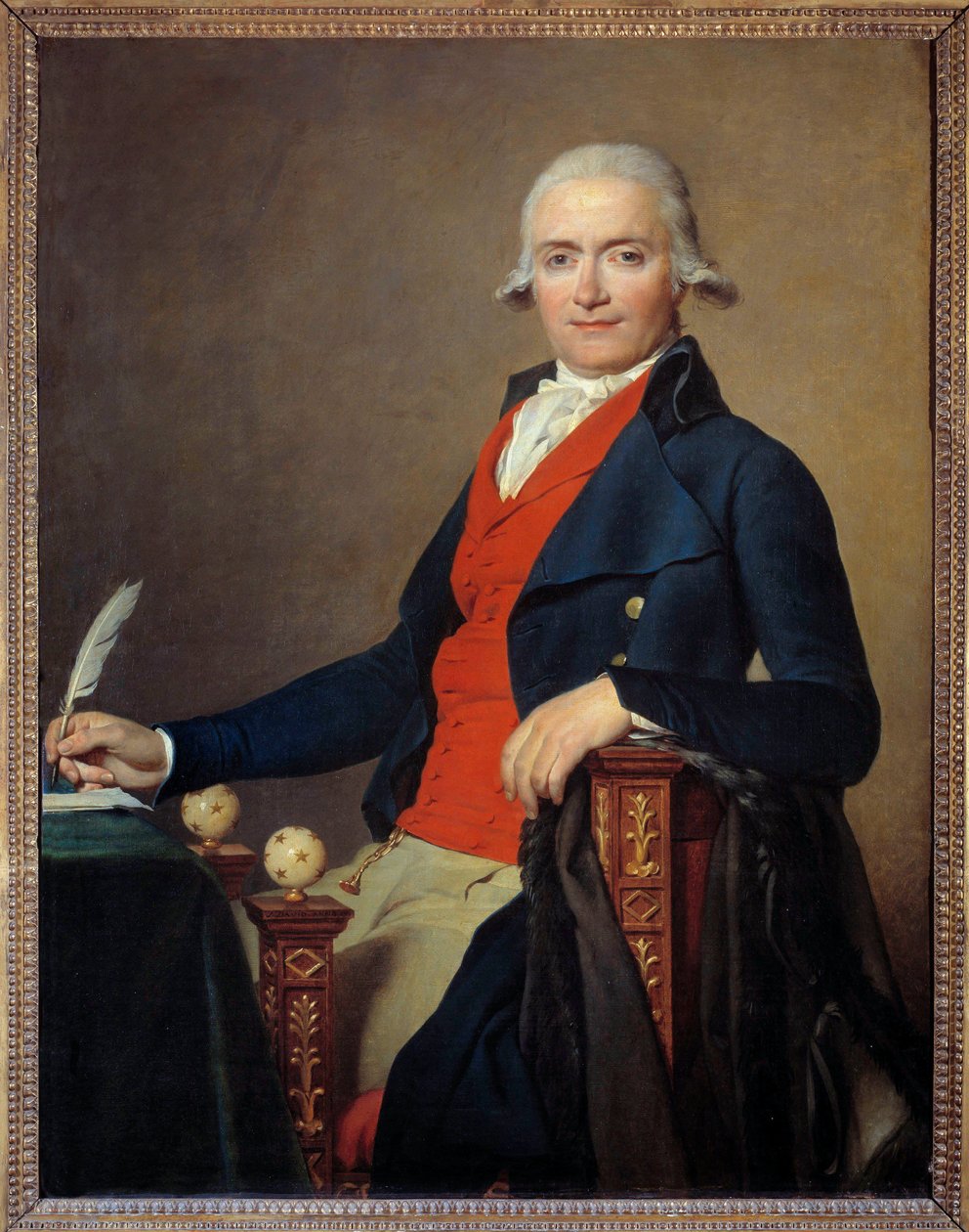 Ritratto del Ministro Gaspard Meyer (1749-1799) da Jacques Louis David