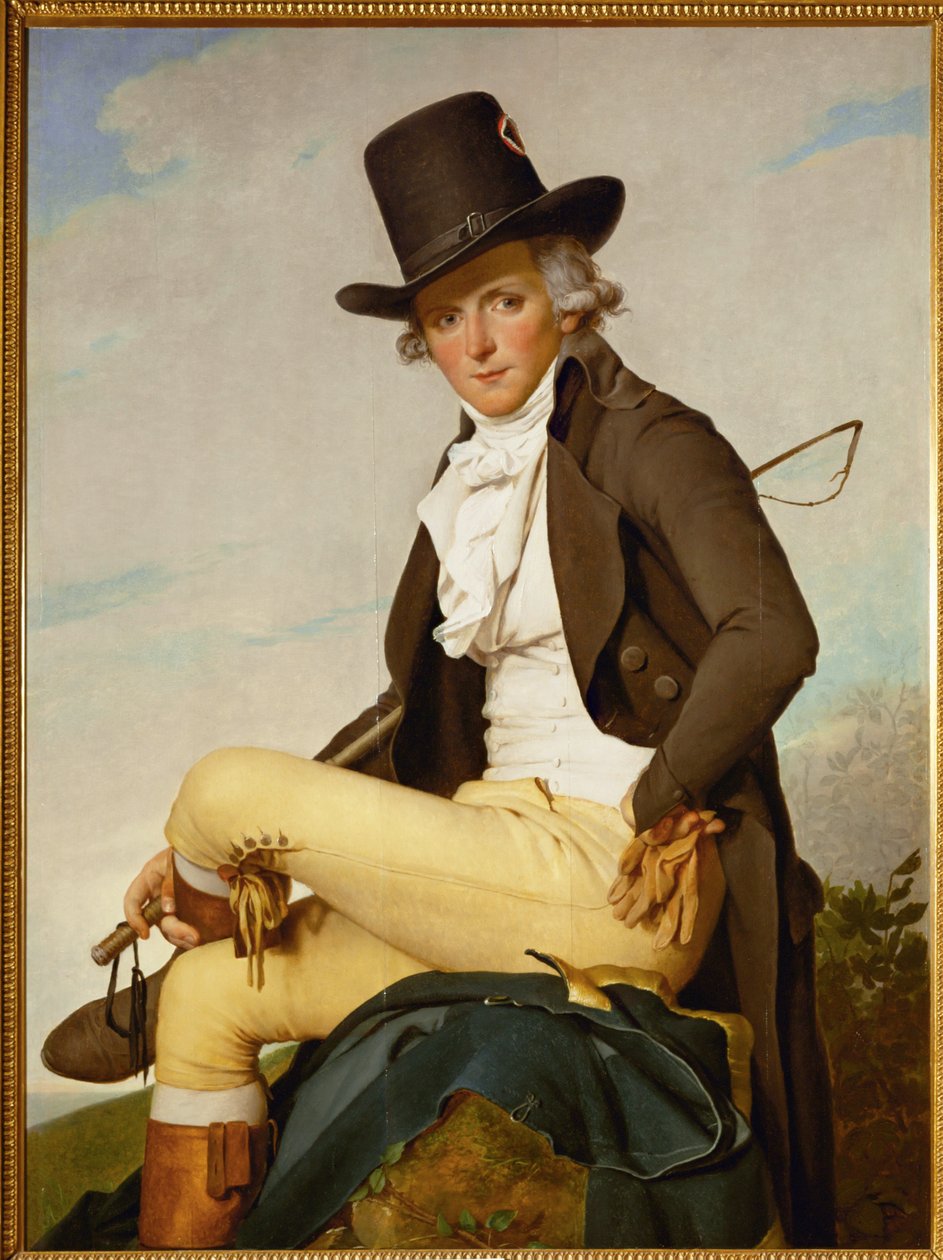 Ritratto di Pierre Seriziat ... da Jacques Louis David