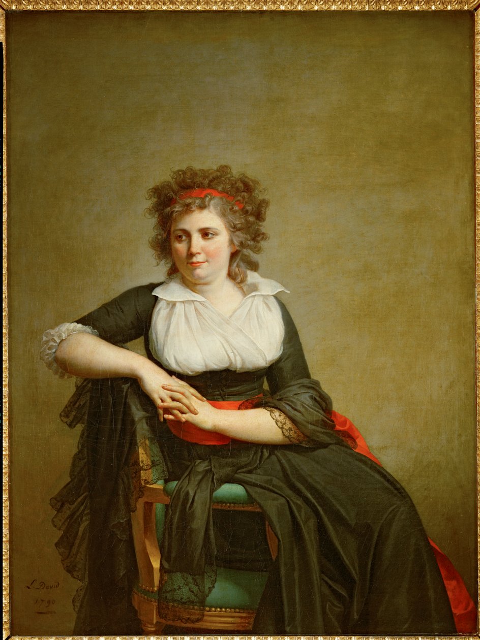 Robertine Tourteau, marchesa di Orvilliers ... da Jacques Louis David