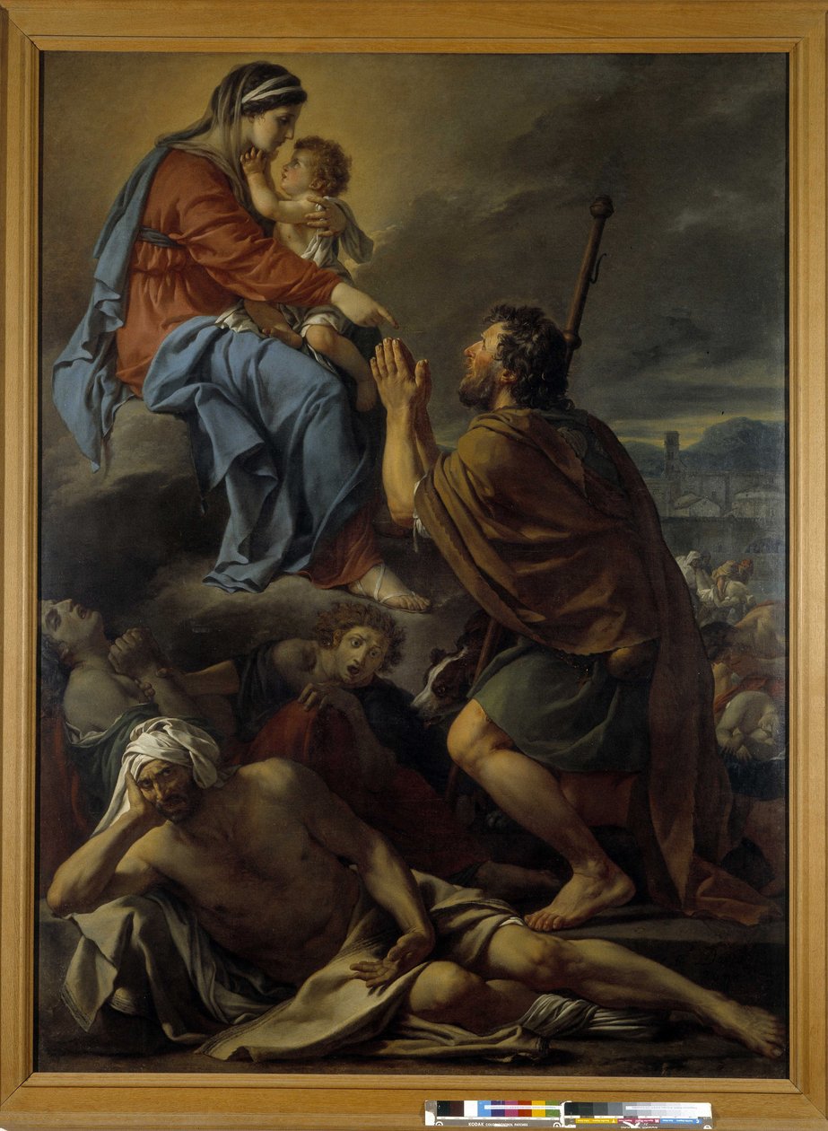 San Rocco che prega la Vergine per la cessazione della peste da Jacques Louis David