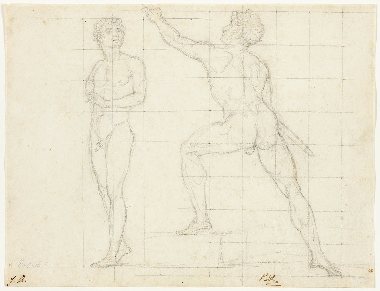 Studio per "La Distribuzione delle Aquile" da Jacques Louis David