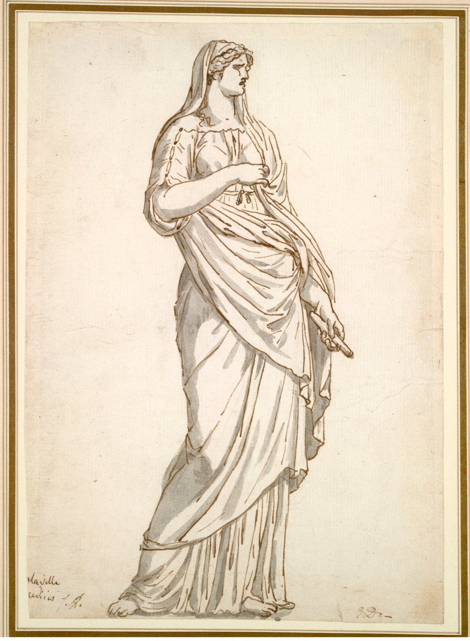 Studio della Statua Sabina dalla Villa Medici, c. 1775-1780 da Jacques Louis David