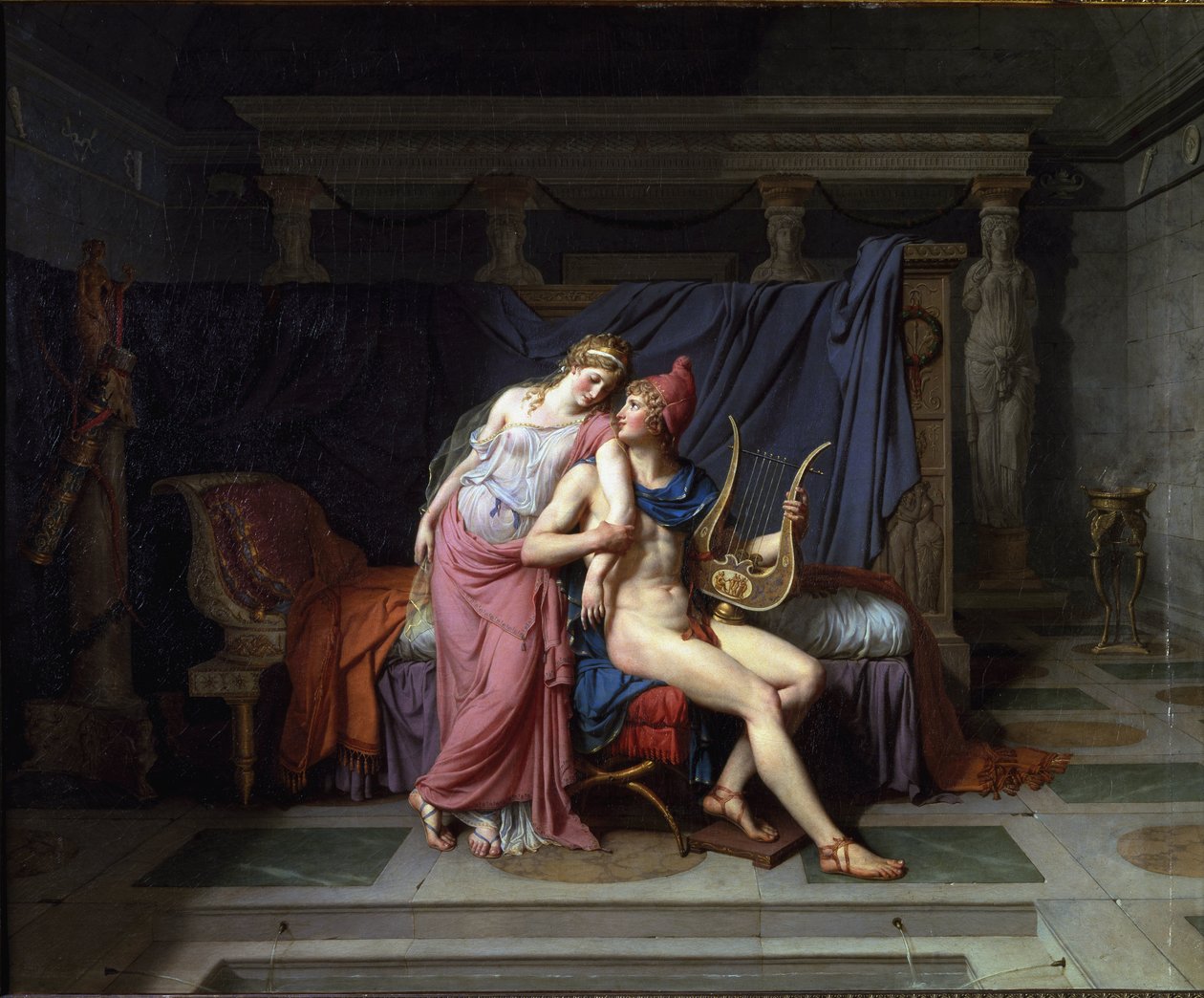 Gli amori di Paride ed Elena da Jacques Louis David