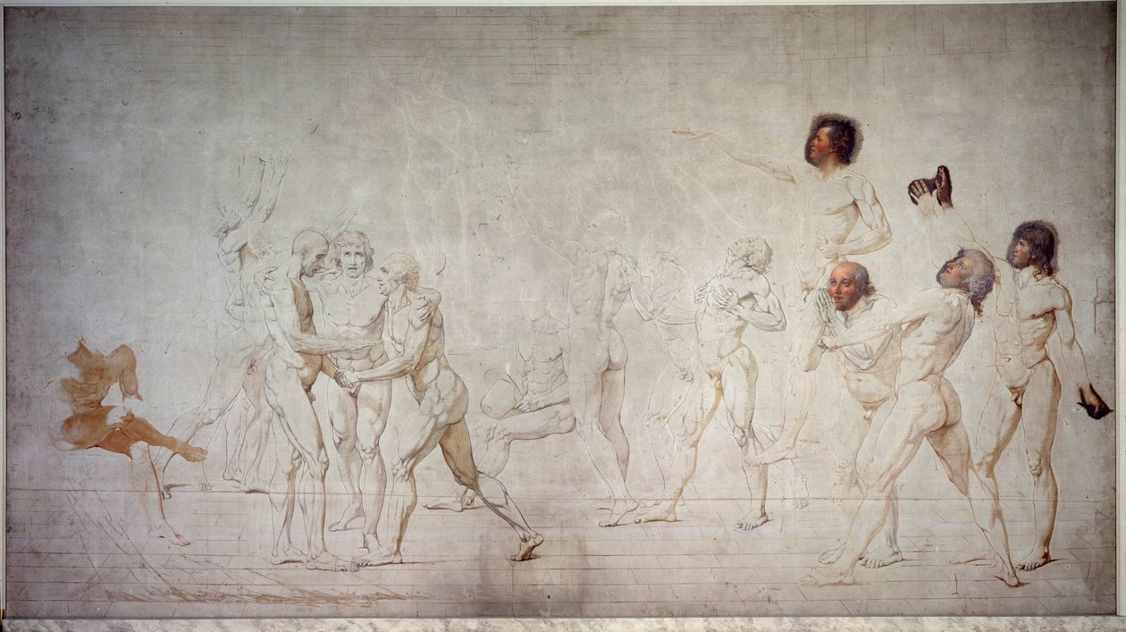 Il giuramento del gioco della palma (20 giugno) da Jacques Louis David
