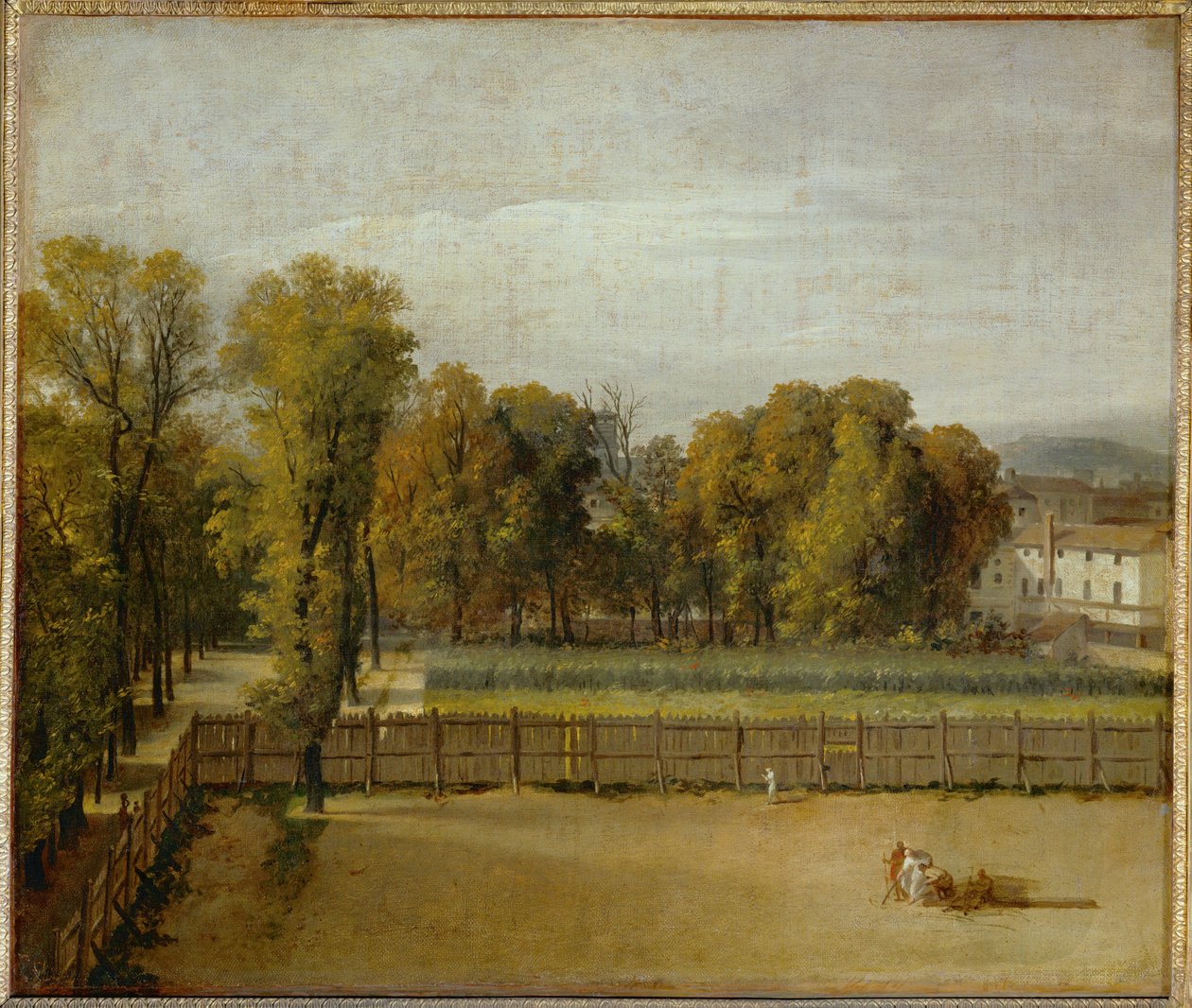 Vista del Jardin du Luxembourg a Parigi ... da Jacques Louis David