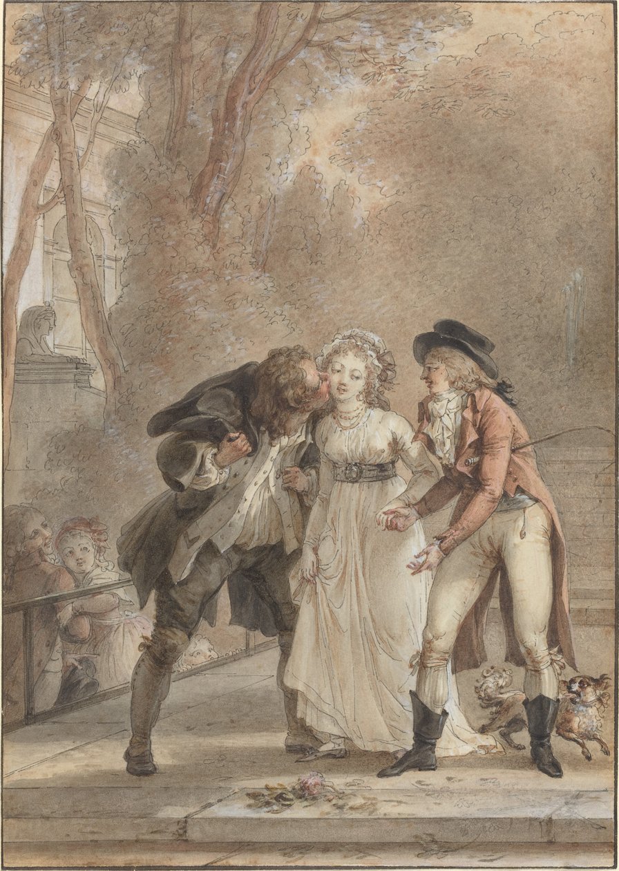 Bacio prestato da Jacques Louis François Touzé