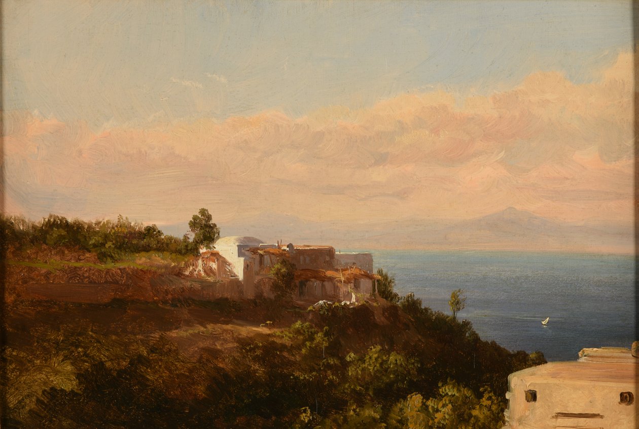 Paesaggio italiano da Jacques Raymond Brascassat