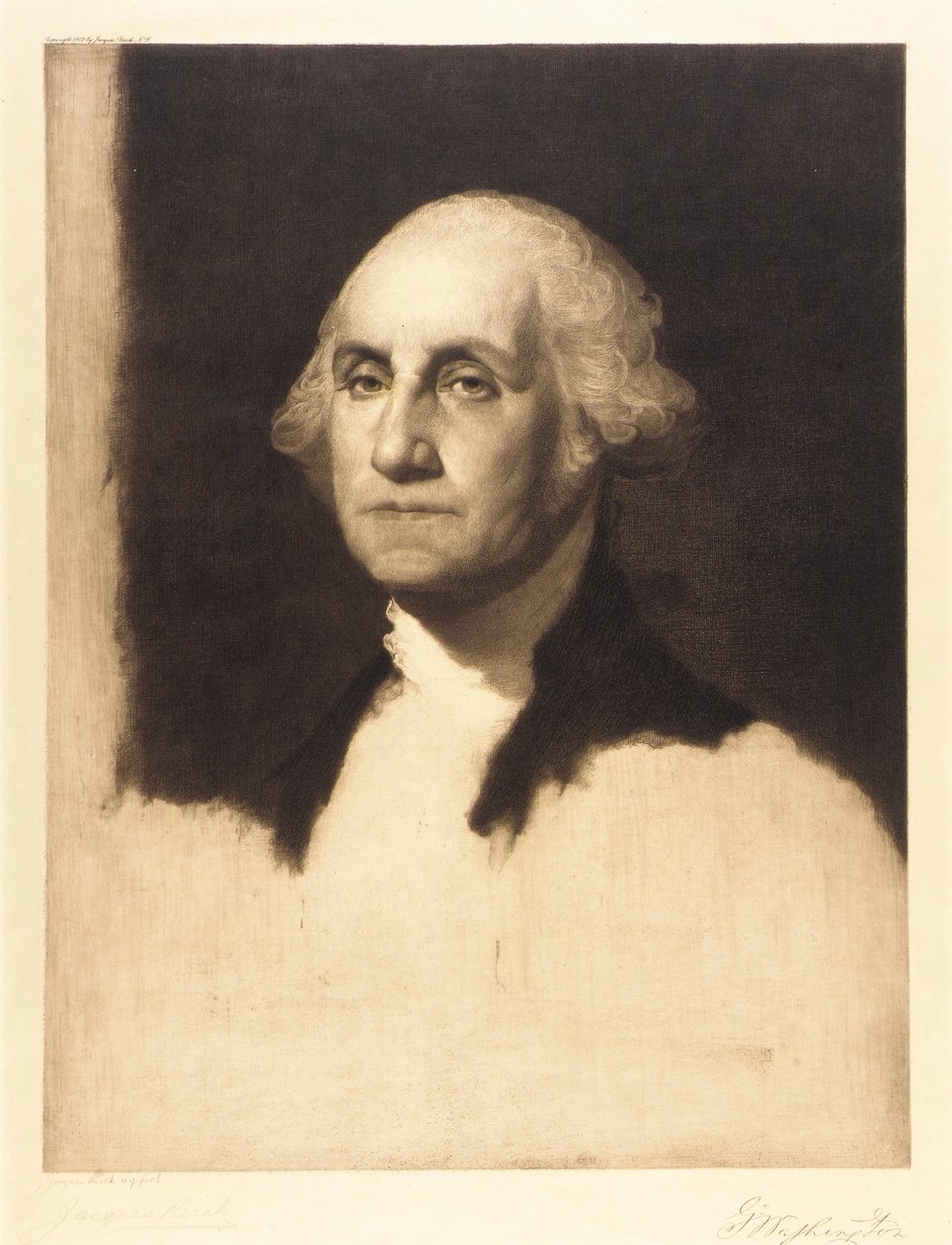 George Washington | Jacques Reich | Stampa d'arte