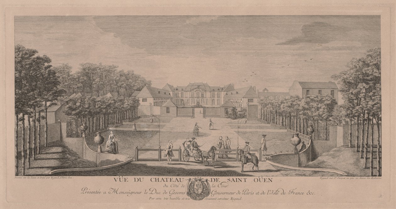 Chateau Saint Ouen dalla Corte da Jacques Rigaud