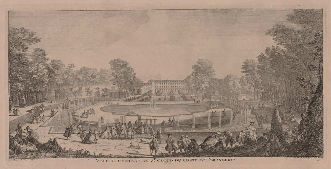Castello di Saint-Cloud da Jacques Rigaud