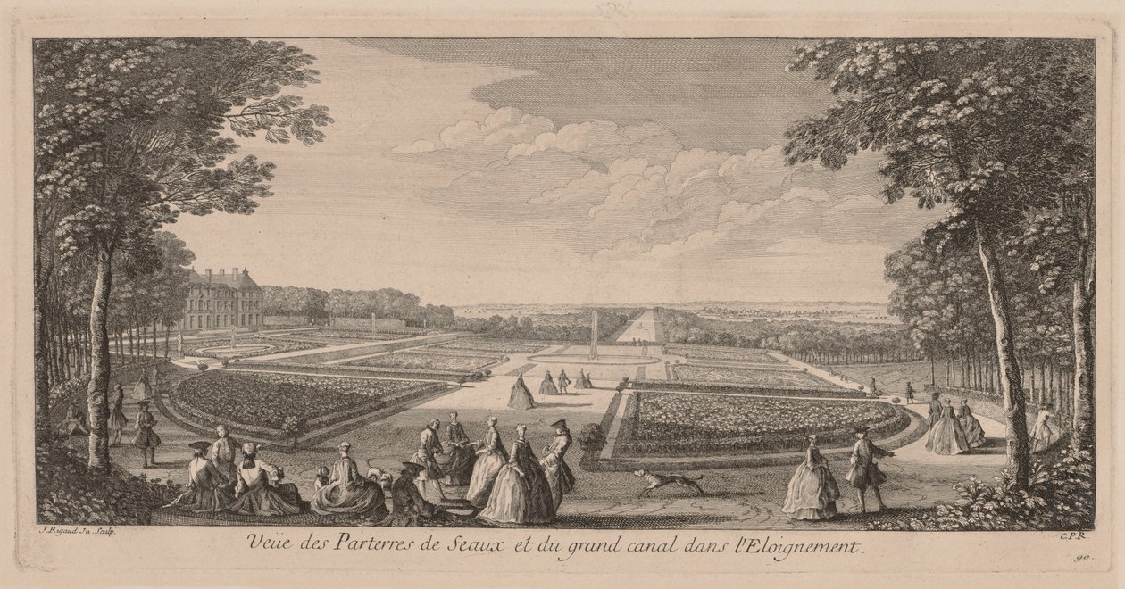 Giardini fioriti di Seaux da Jacques Rigaud