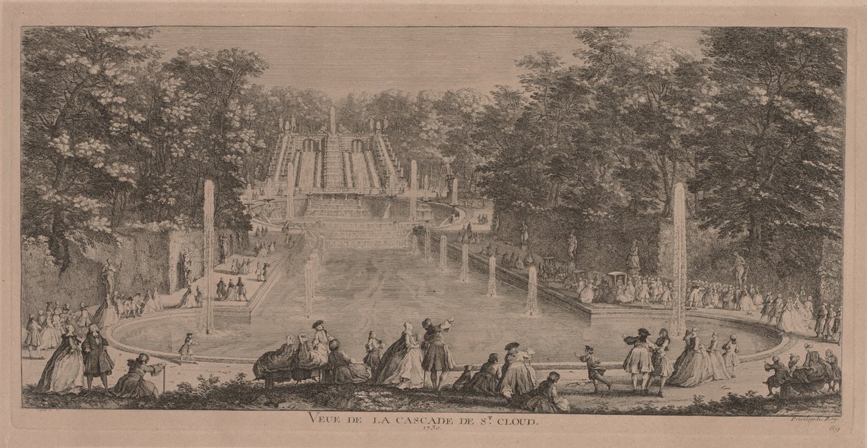 Le Cascate di St. Cloud da Jacques Rigaud