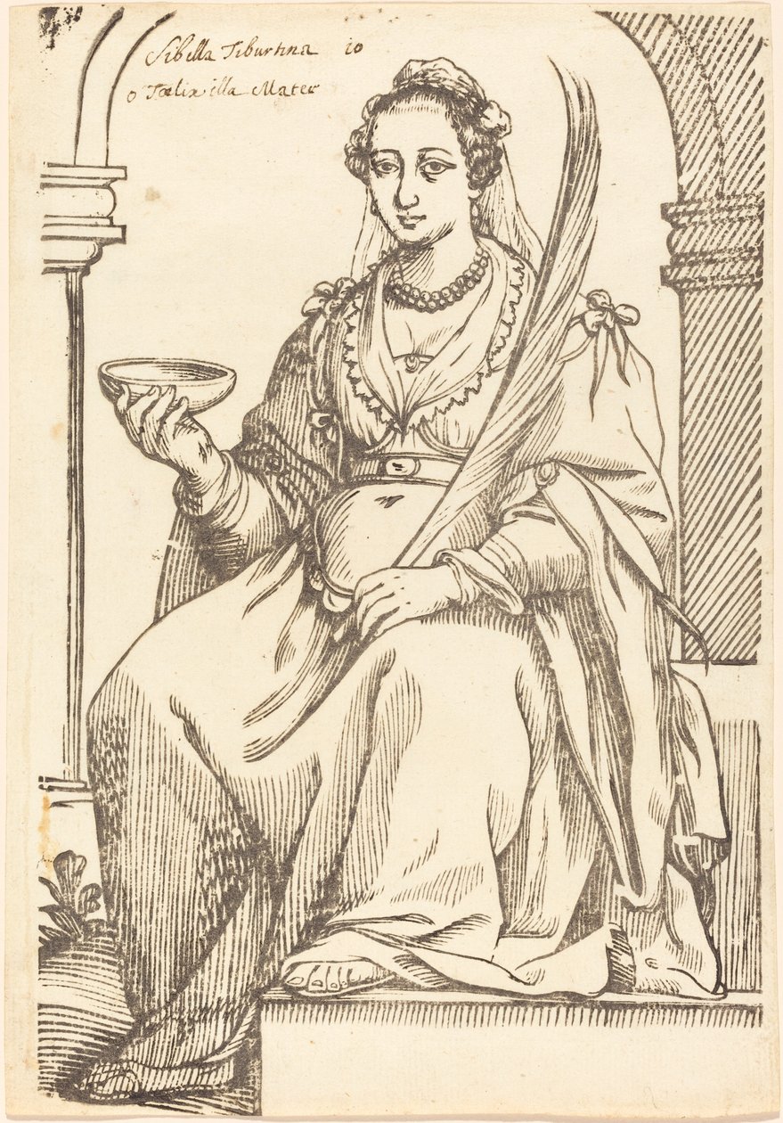 Sibilla Tiburtina da Jacques Stella