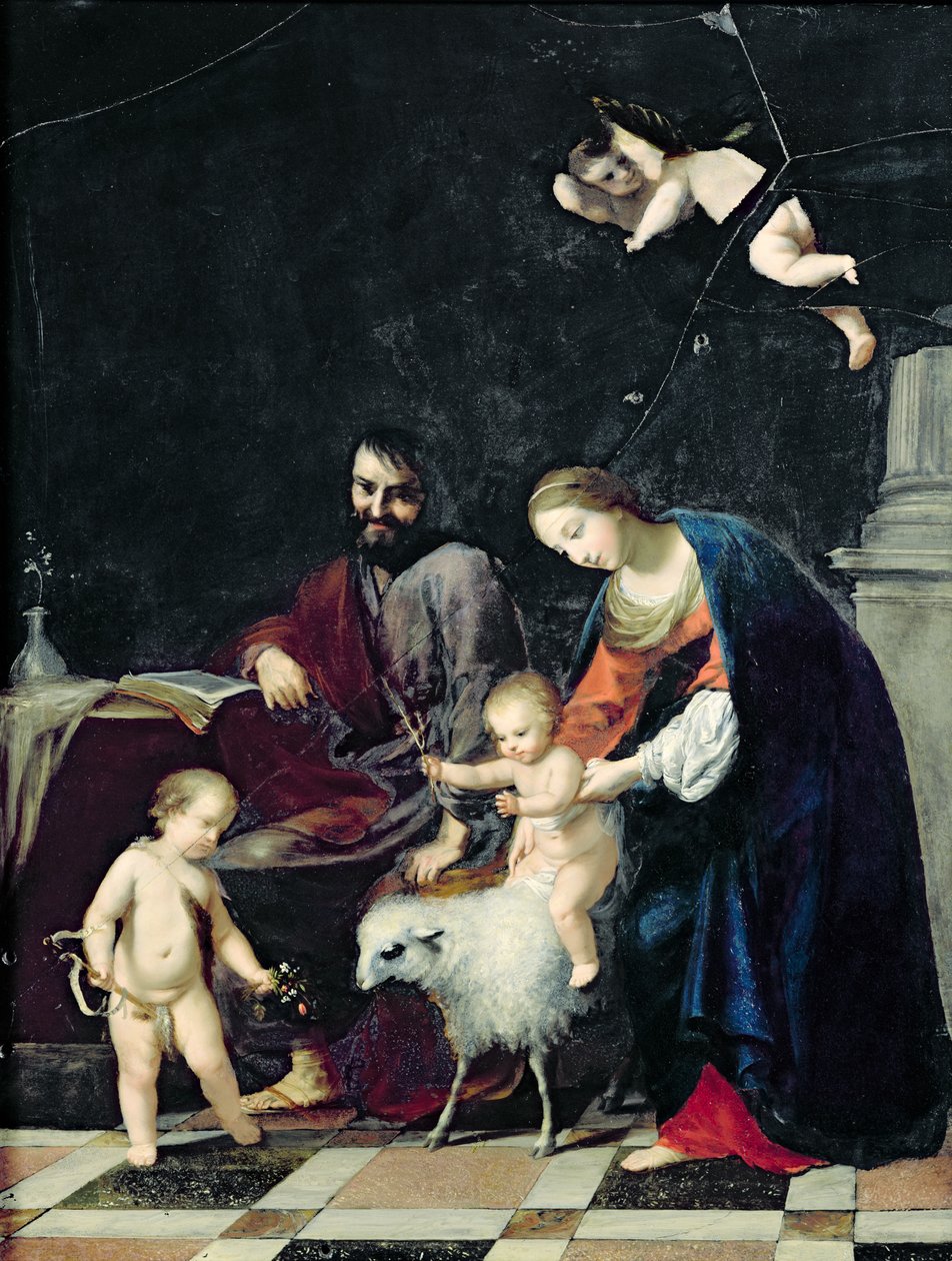 La Sacra Famiglia da Jacques Stella
