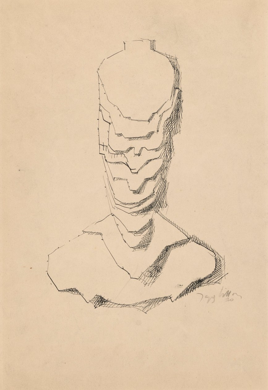Costruzione astratta (Baudelaire) da Jacques Villon
