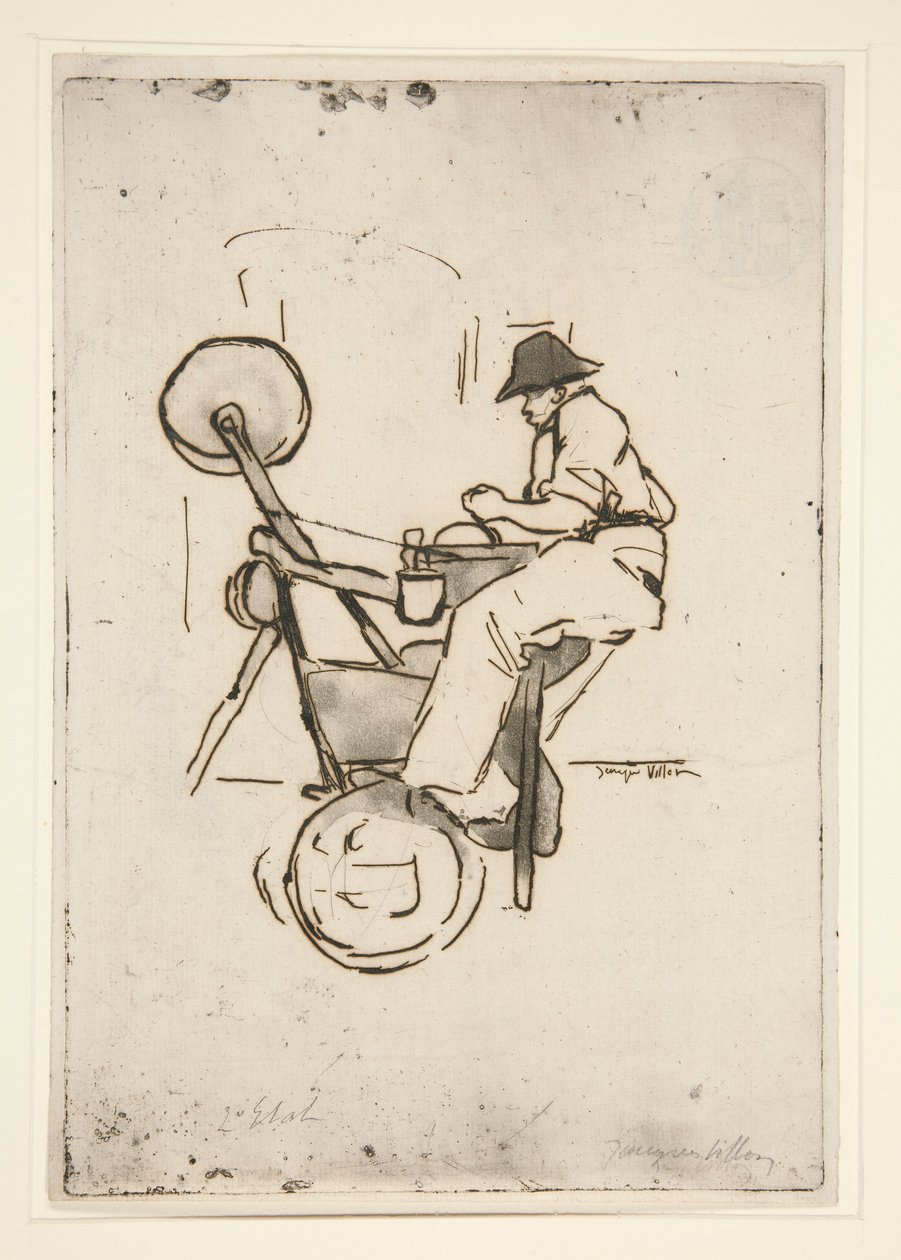 Il molatore da Jacques Villon