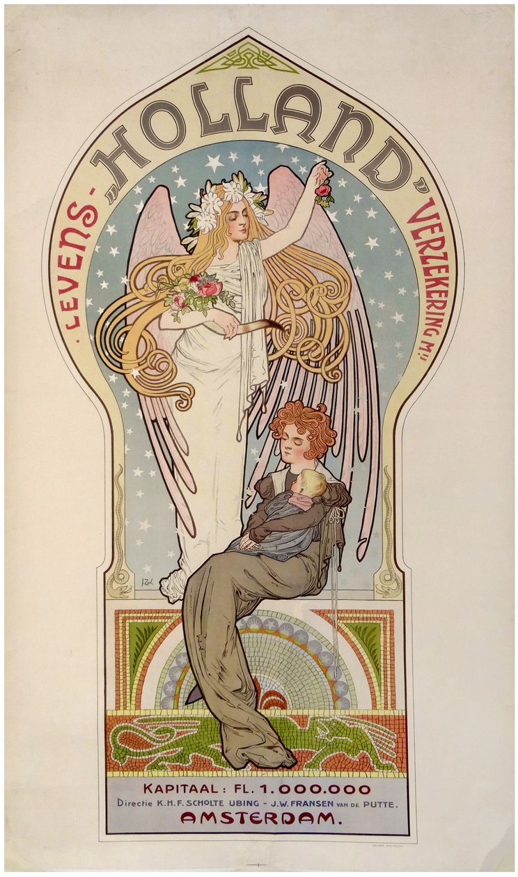Holland Levensverzekering, c. 1910 da Jacques Zon