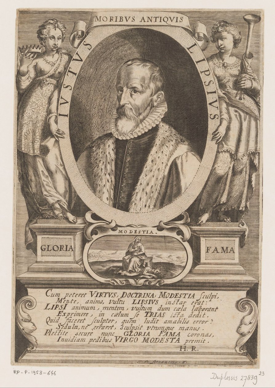 Ritratto di Justus Lipsius da Jacques de Fornazeris