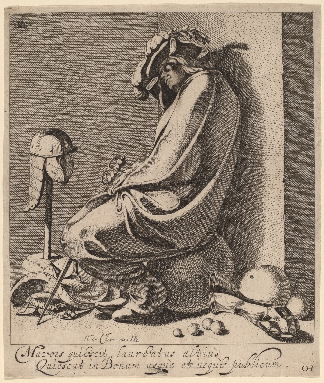 Marte dormiente da Jacques de Gheyn III