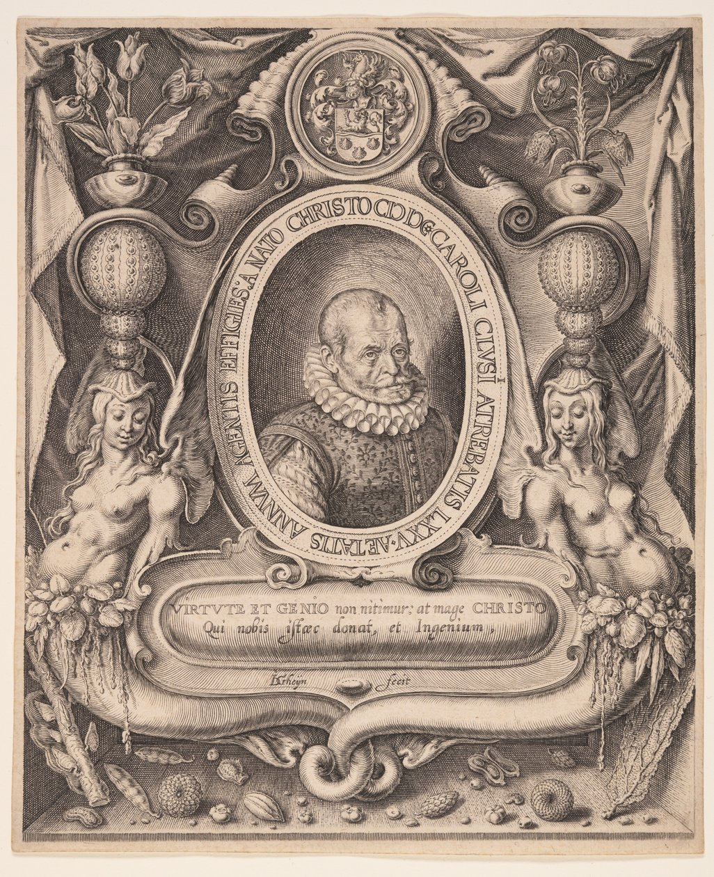 Carolus Clusius, medico e botanico da Jacques de Gheyn II