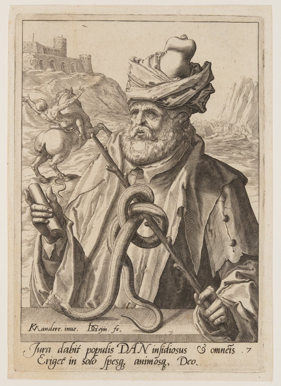 Dan, da I dodici figli di Giacobbe da Jacques de Gheyn II