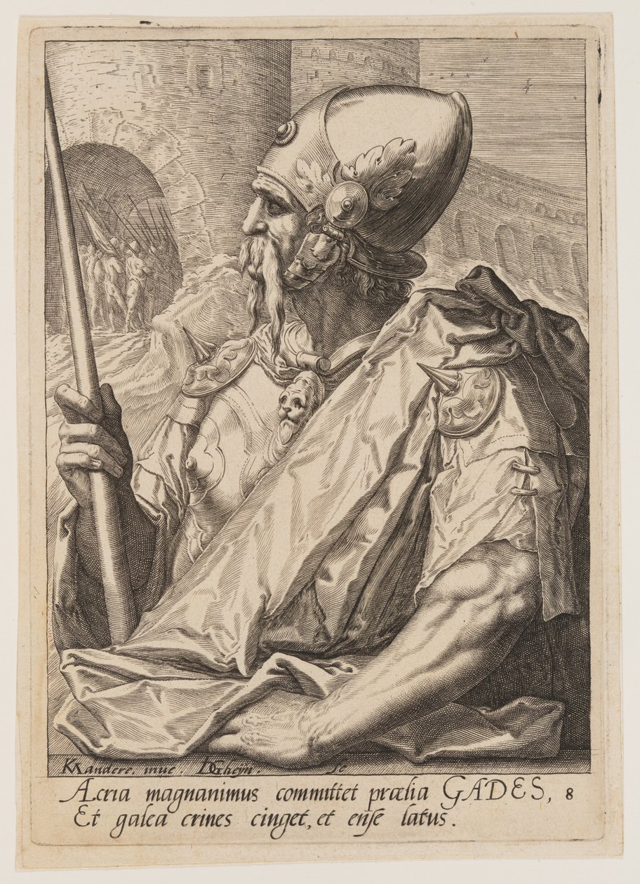 Gad, da I dodici figli di Giacobbe da Jacques de Gheyn II