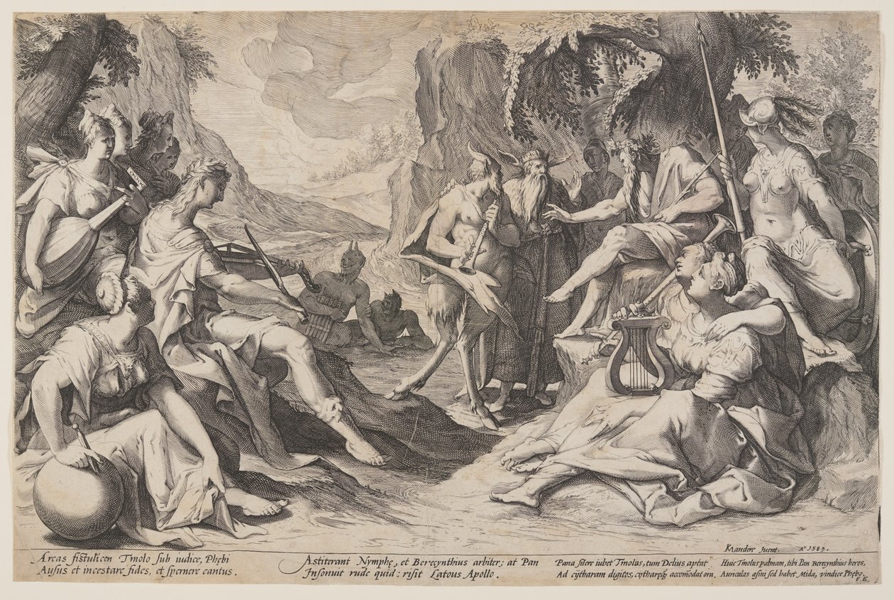 Il giudizio di Mida da Jacques de Gheyn II