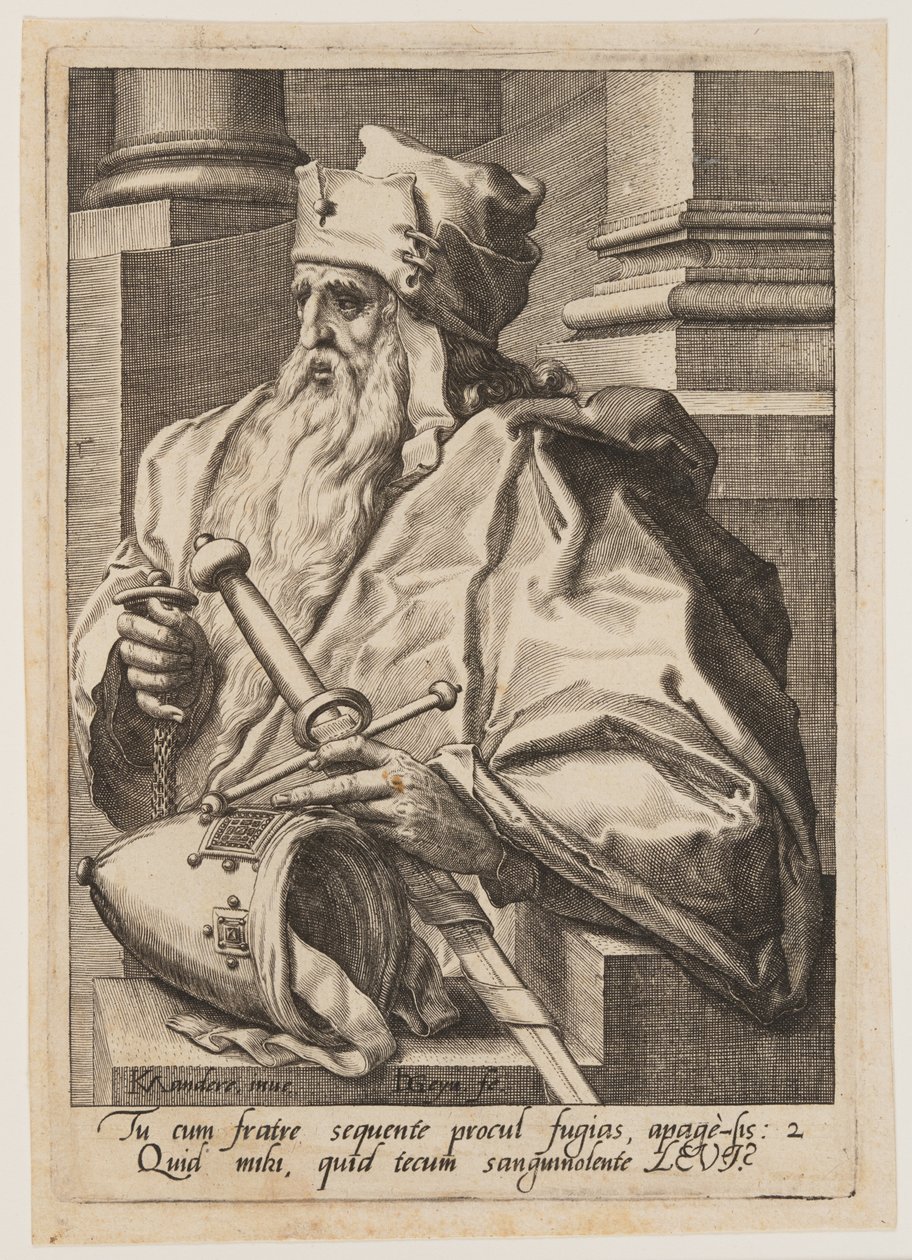 Levi, da I dodici figli di Giacobbe da Jacques de Gheyn II