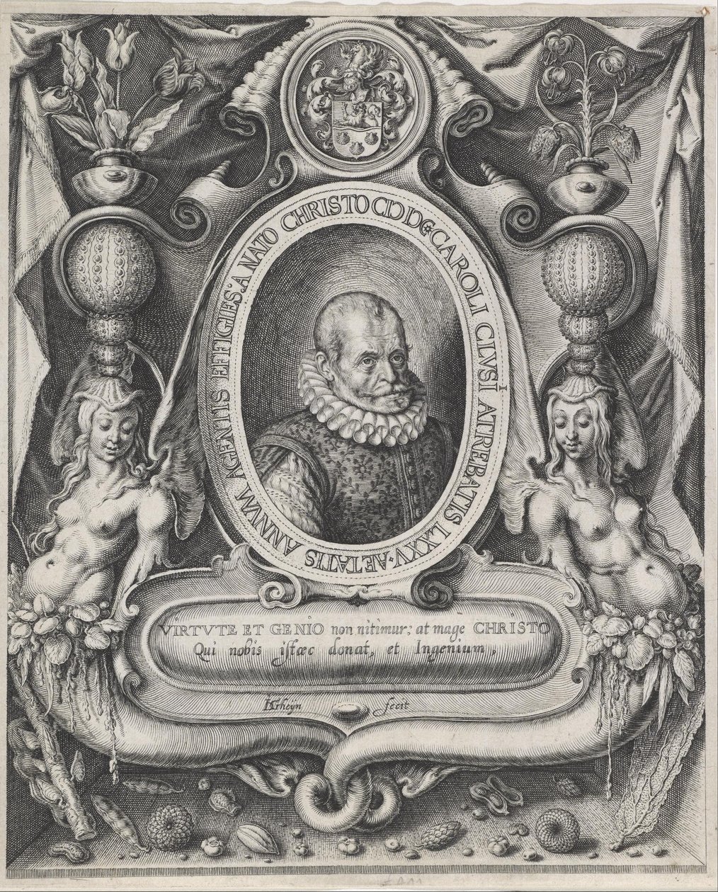 Ritratto di Carolus Clusius (Charles de l