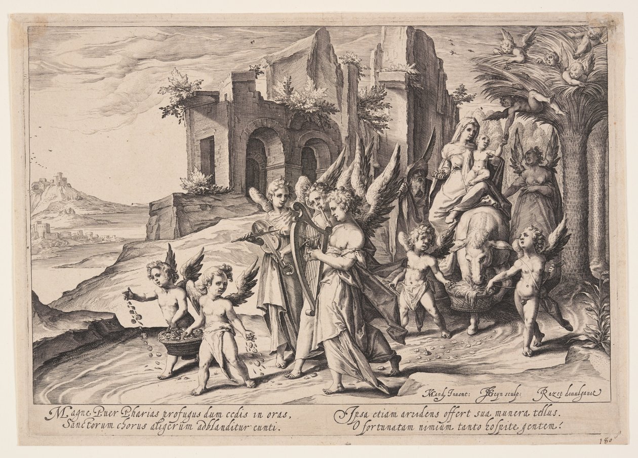Ritorno dalla fuga in Egitto da Jacques de Gheyn II