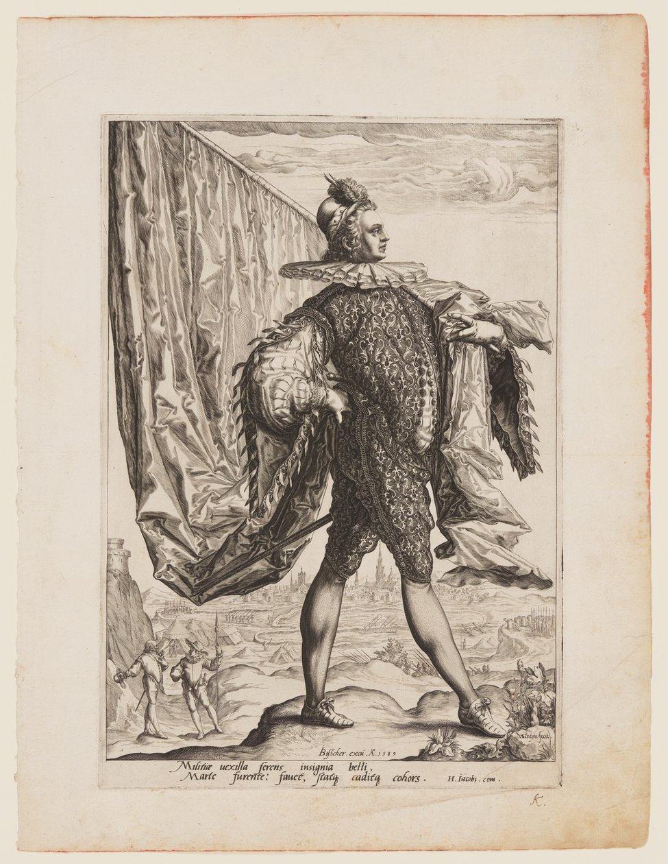 Portatore di standard da Jacques de Gheyn II