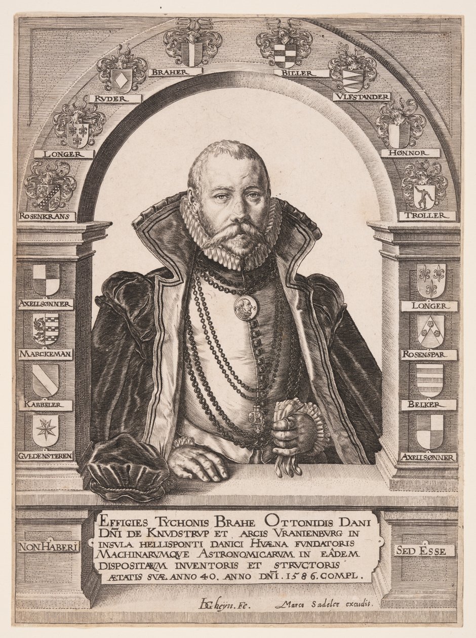 Tycho Brahe, astronomo da Jacques de Gheyn II