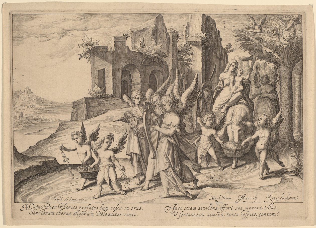 Ritorno dalla fuga in Egitto da Jacques de Gheyn II, after Karel van Mander I