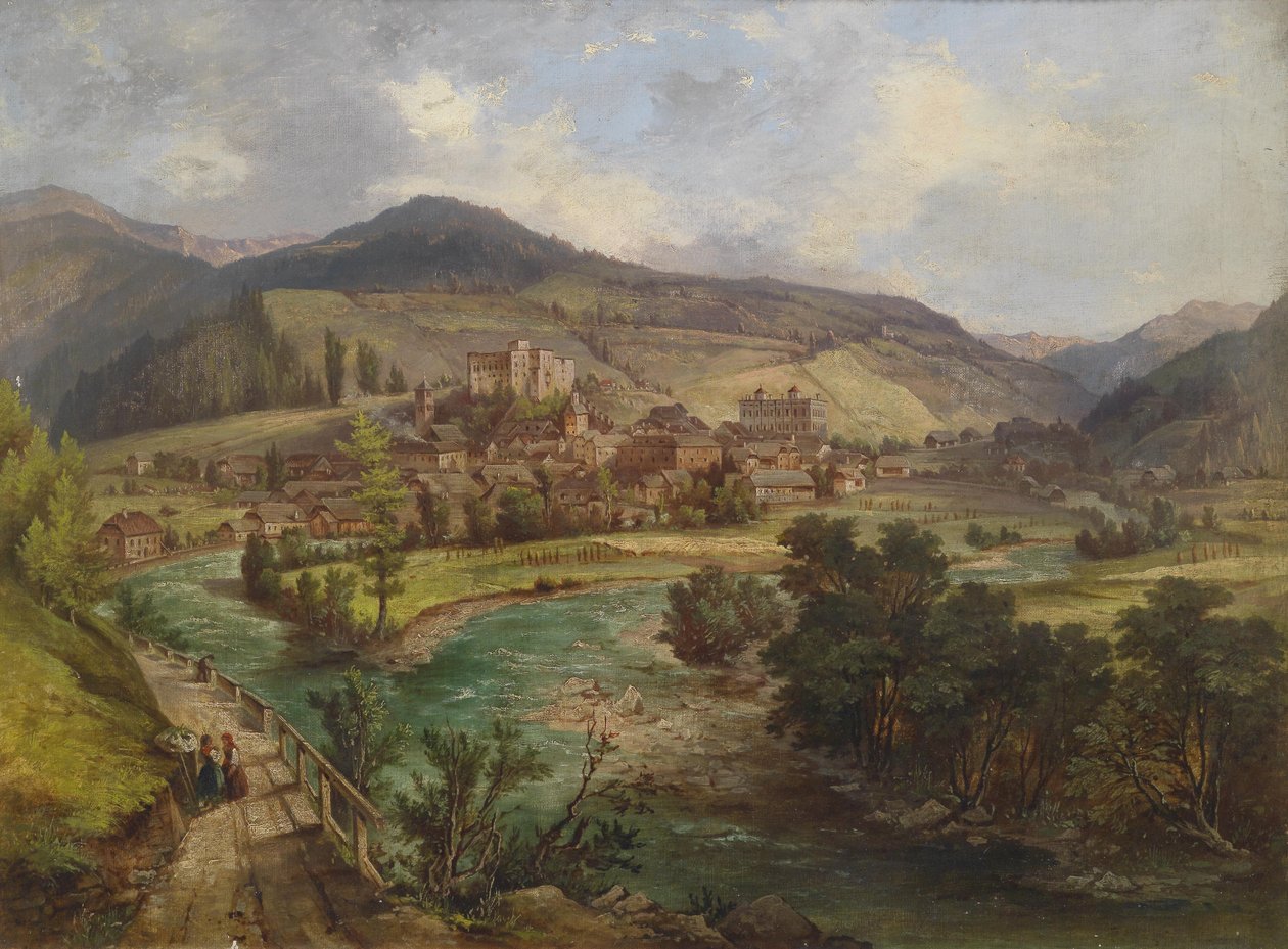 Vista su Gmünd in Carinzia da Jakob Canciani