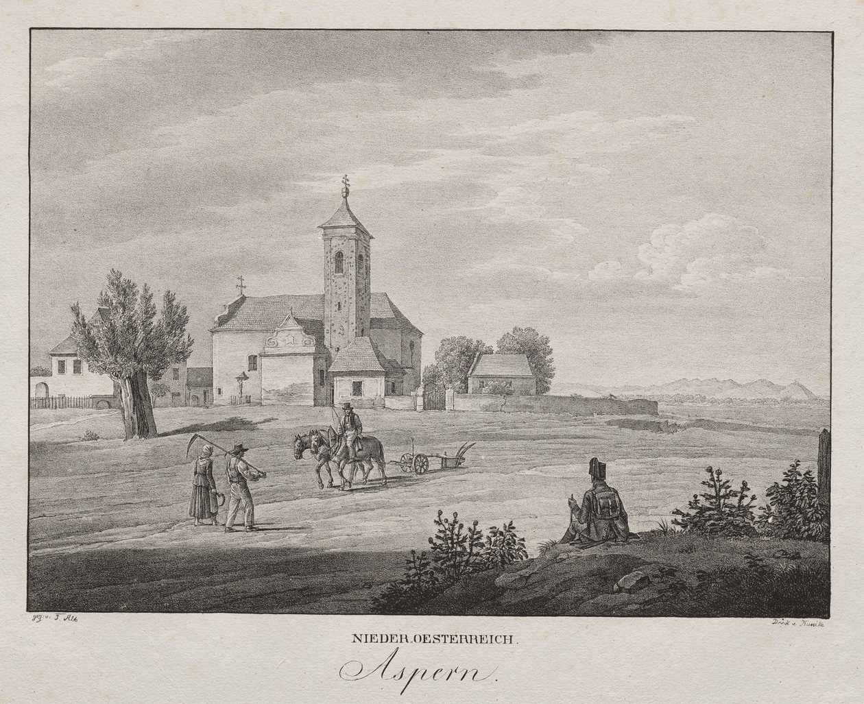 Bassa Austria, Aspern da Jakob Alt