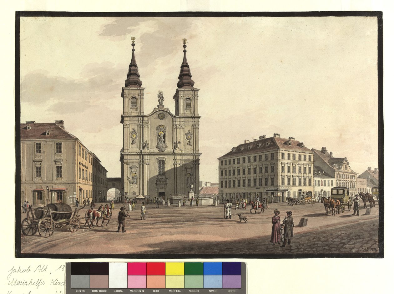 Chiesa parrocchiale di Mariahilf da Jakob Alt