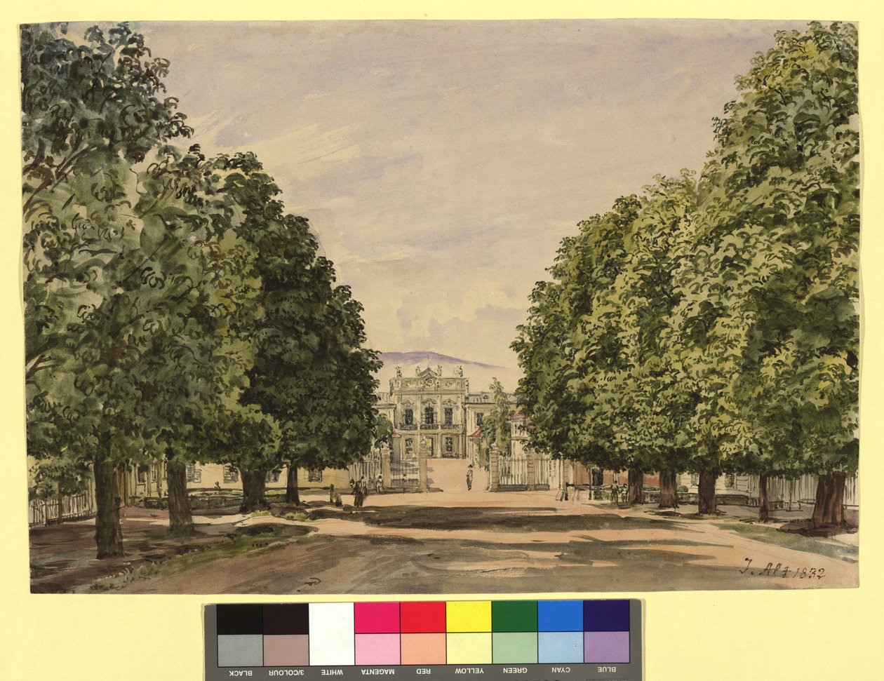 Castello di Hetzendorf da Jakob Alt