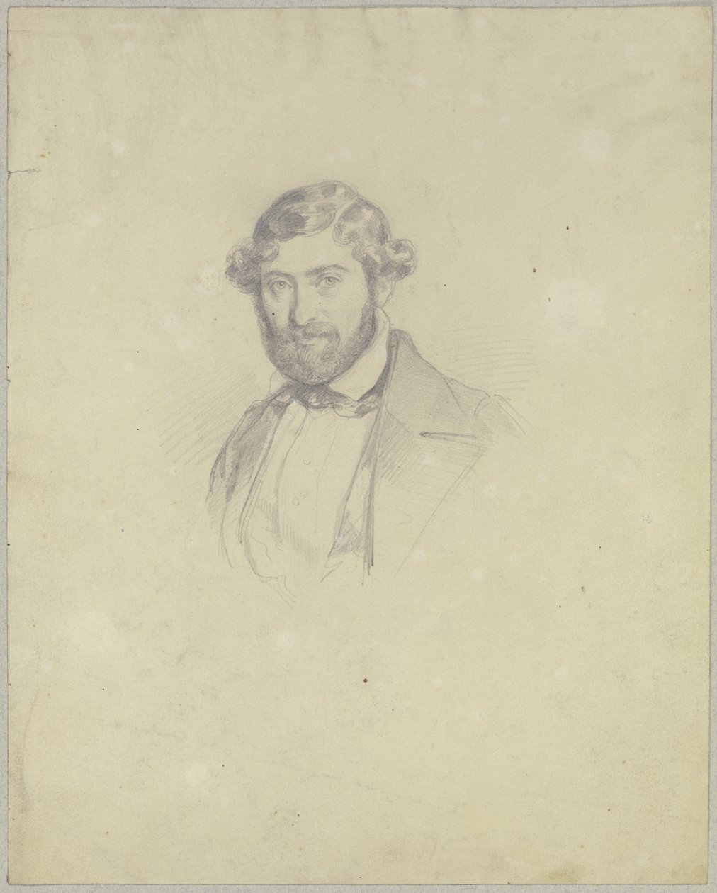 Ritratto del musicista Dresel di Geisenheim da Jakob Becker