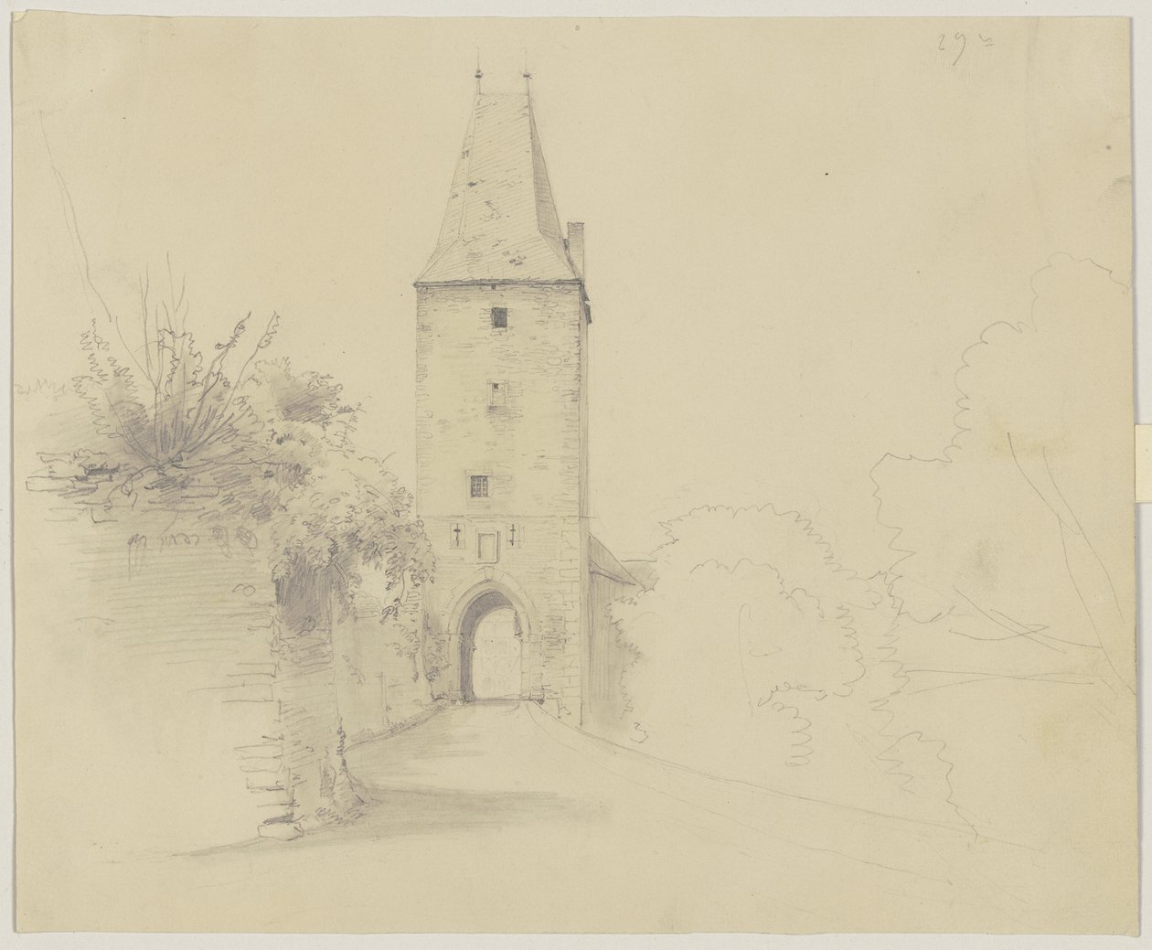 Porta della città da Jakob Becker