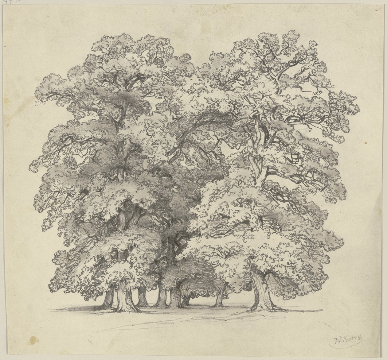 Abbattimento di alberi da Jakob Becker
