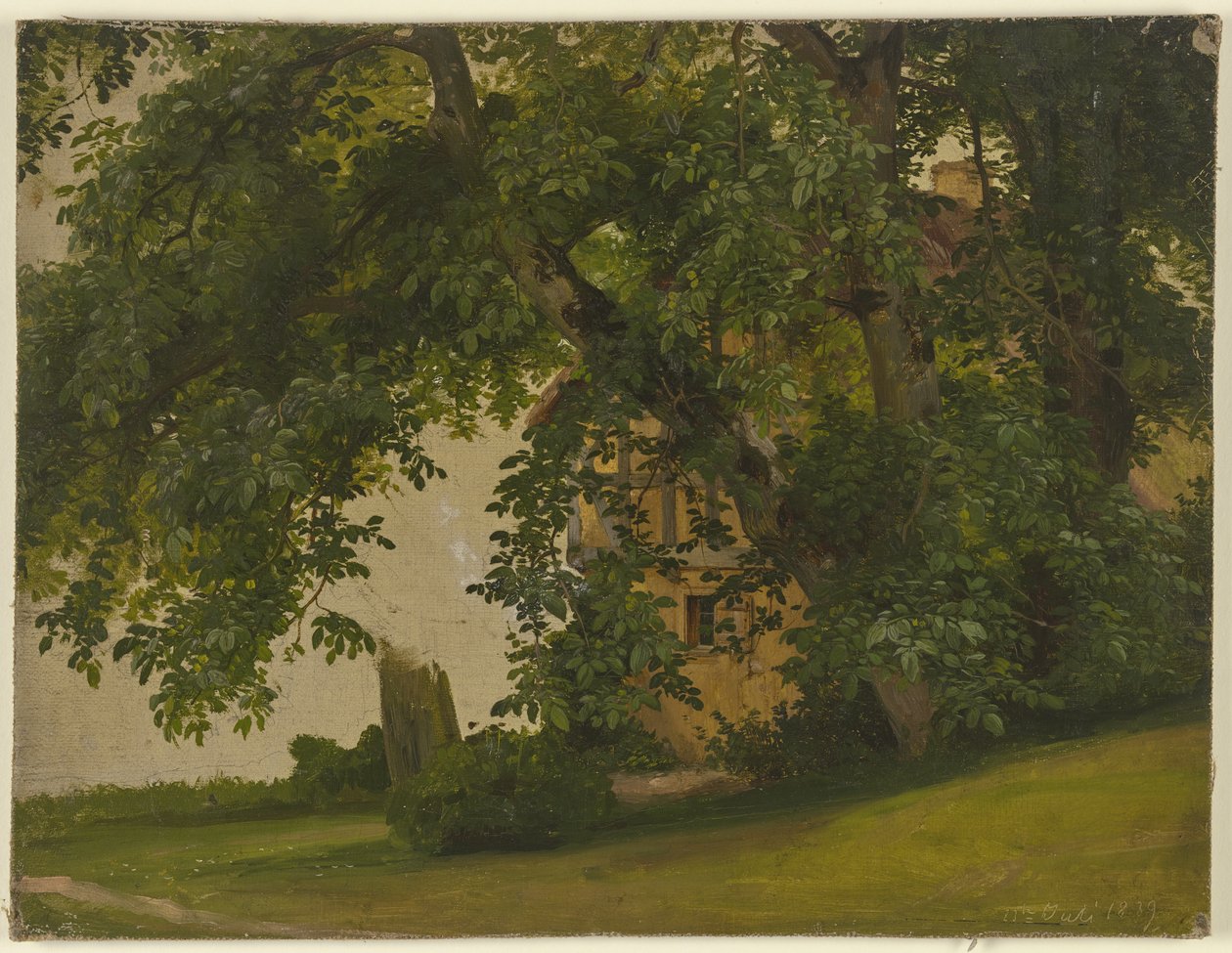 Casa dietro gli alberi da Jakob Becker