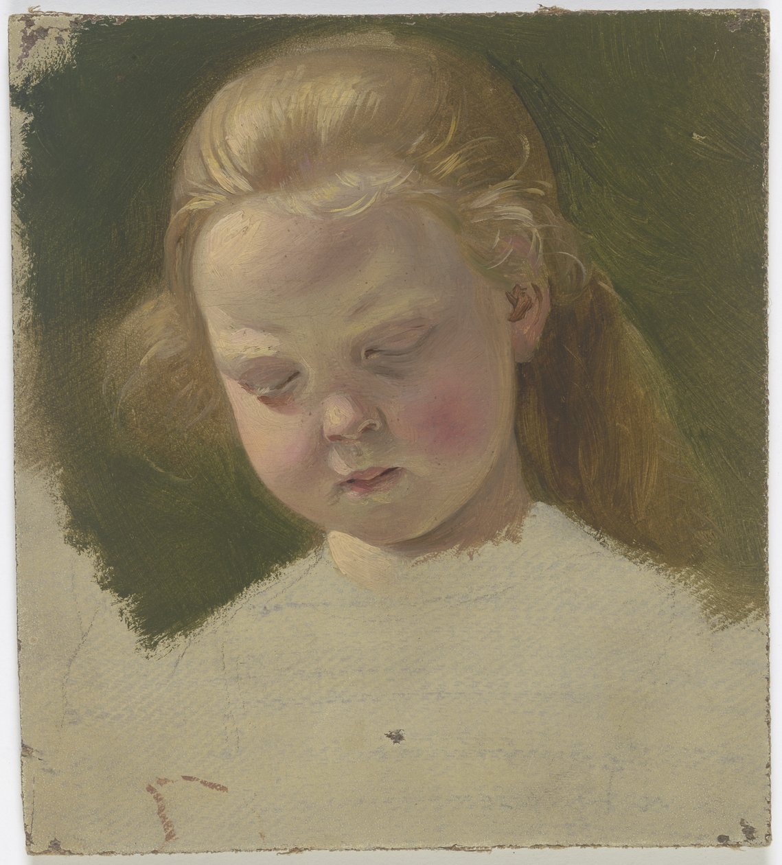 Bambina con i capelli lunghi da Jakob Becker