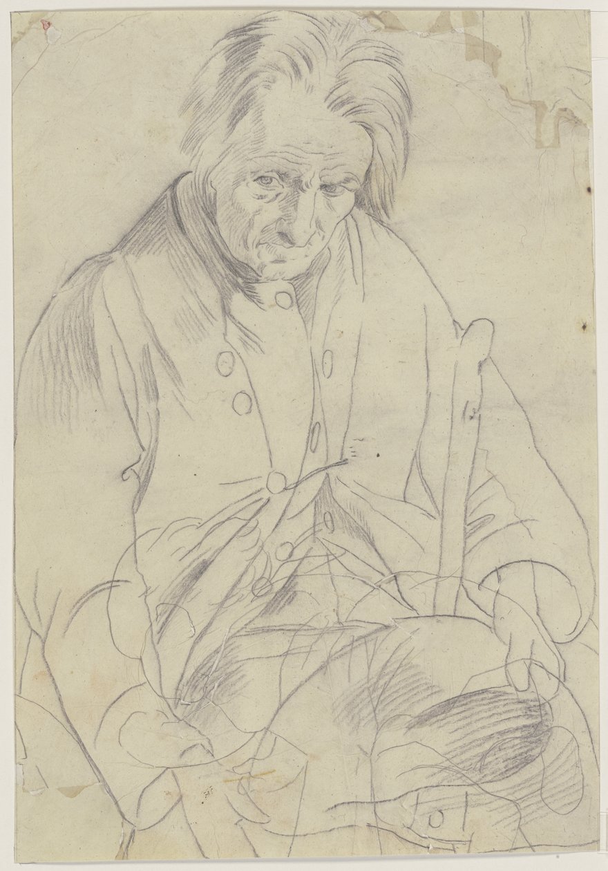 Vecchio contadino da Jakob Becker