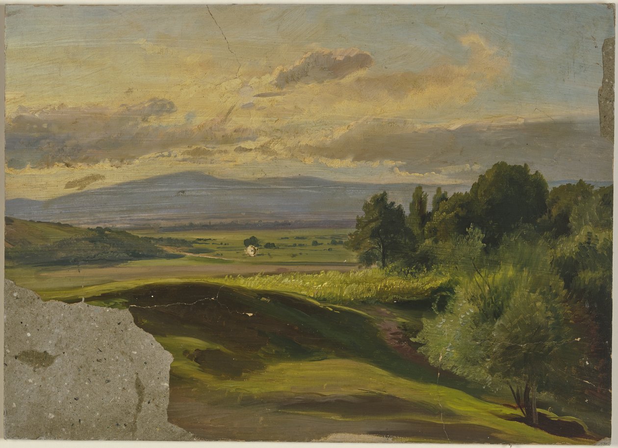 Il paesaggio del Taunus da Jakob Becker